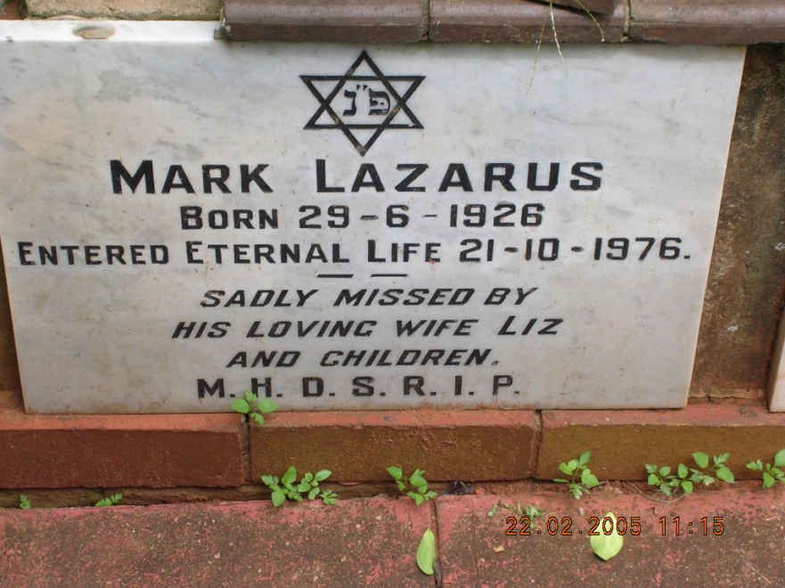 LAZARUS Mark 1926-1976