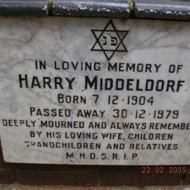 MIDDELDORF Harry 1904-1979