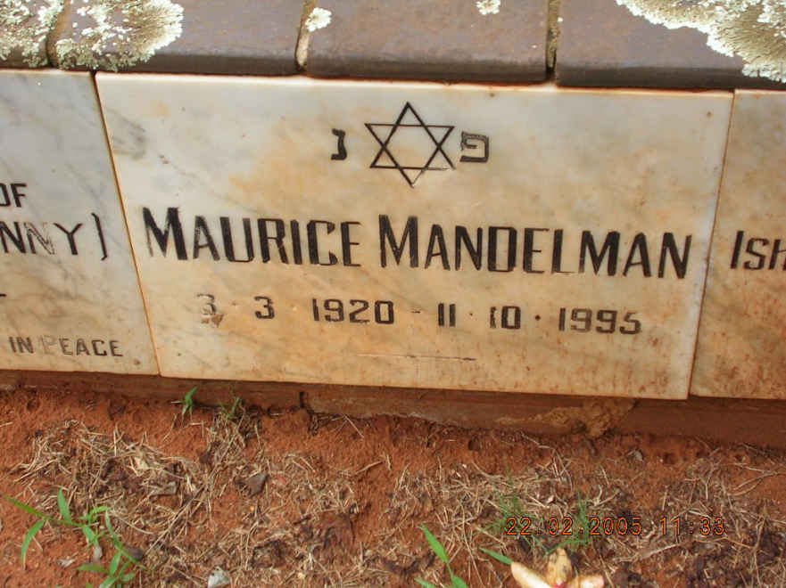 MANDELMAN Maurice 1920-1995
