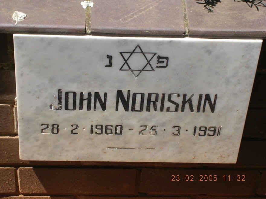 NORISKIN John 1960-1991