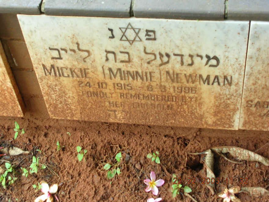 NEWMAN Mickie 1915-1996