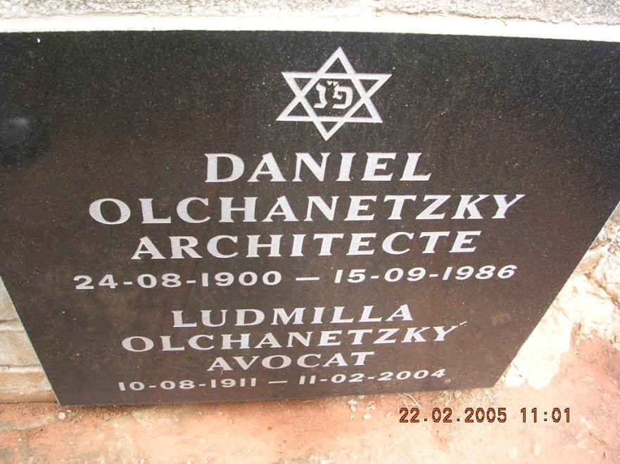 OLCHANETZKY Daniel 1900-1986 &amp; Ludmilla 1911-2004