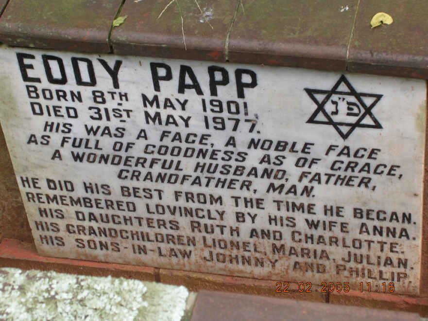 PAPP Eddy 1901-1977