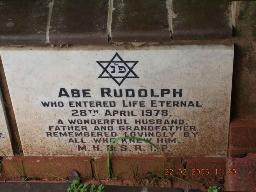RUDOLPH Abe -1978