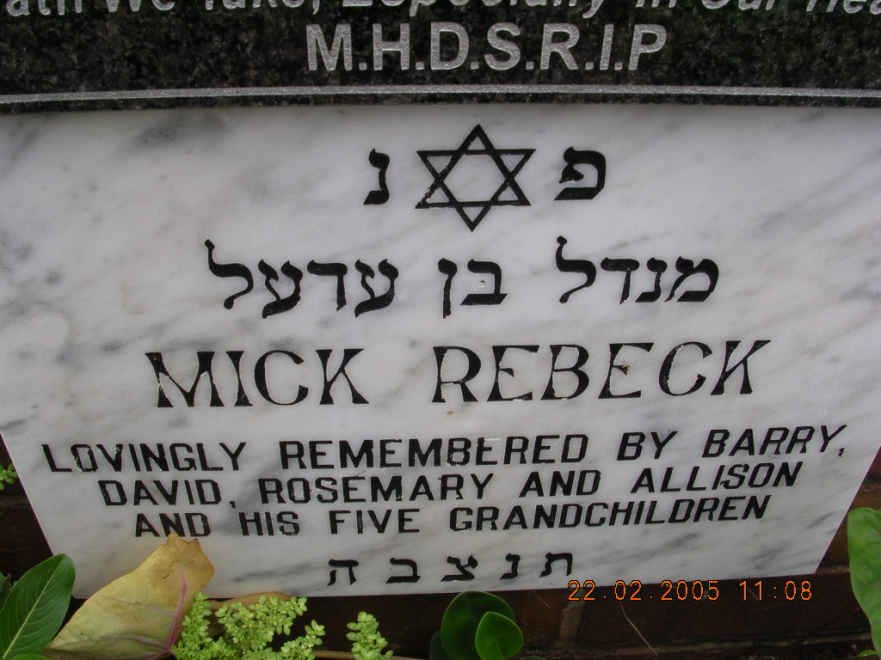 REBECK Mick