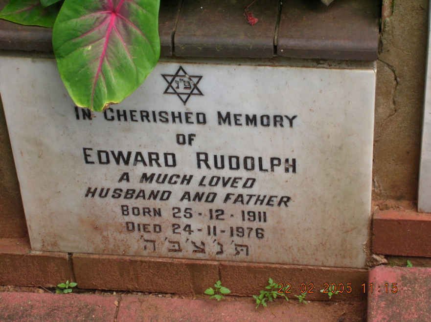 RUDOLPH Edward 1911-1976