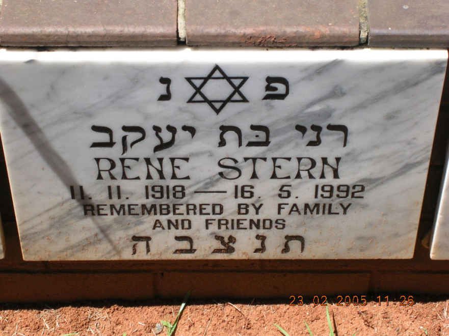 STERN Rene 1918-1992