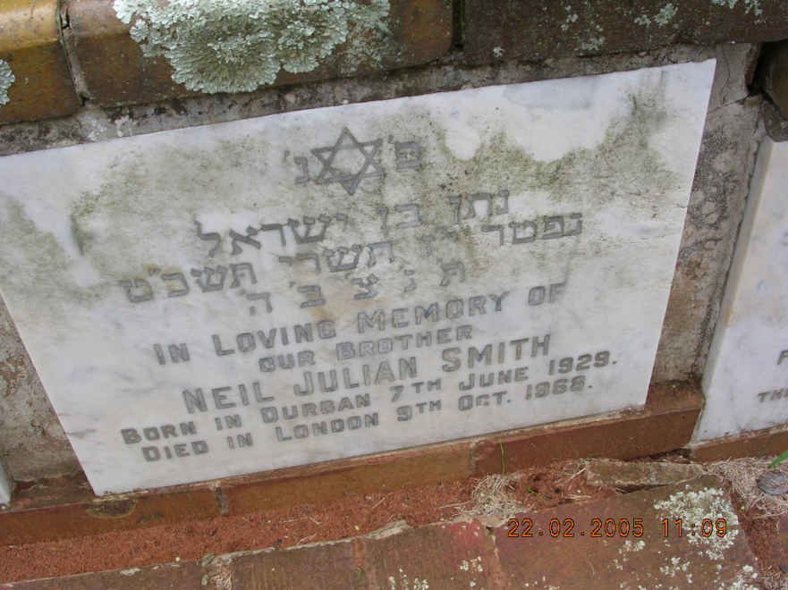 SMITH Neil Julian 1929-1968