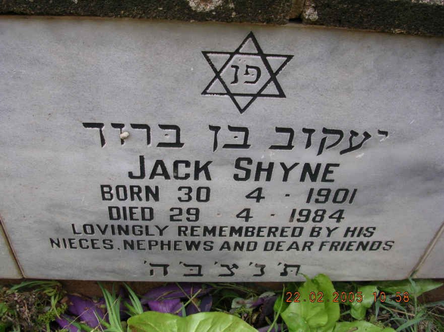SHYNE Jack 1901-1984