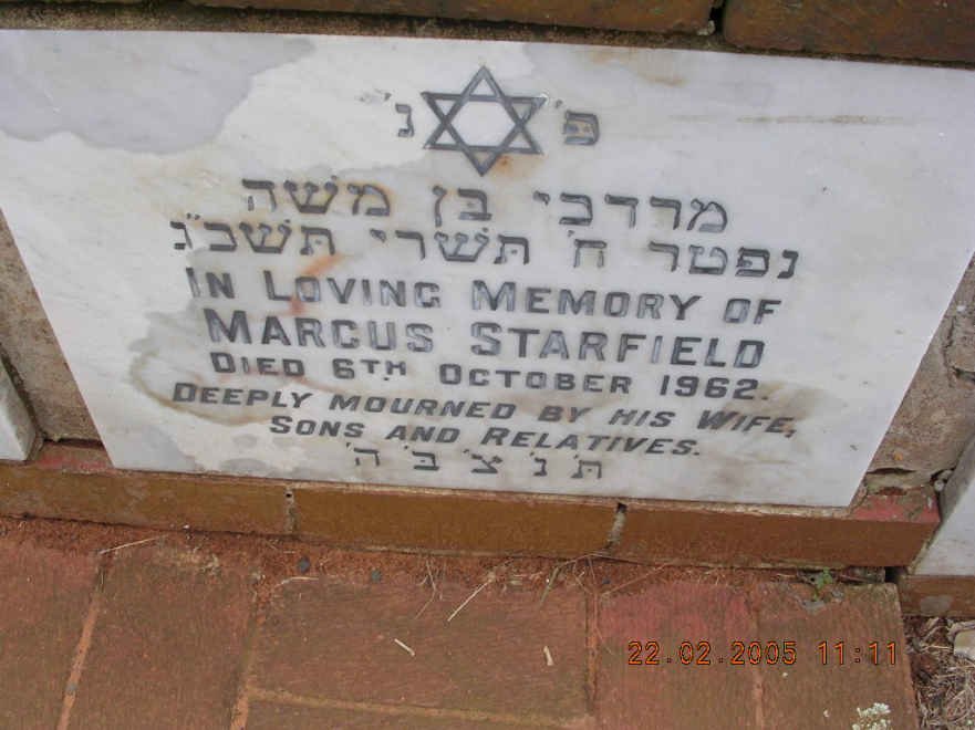 STARFIELD Marcus -1962