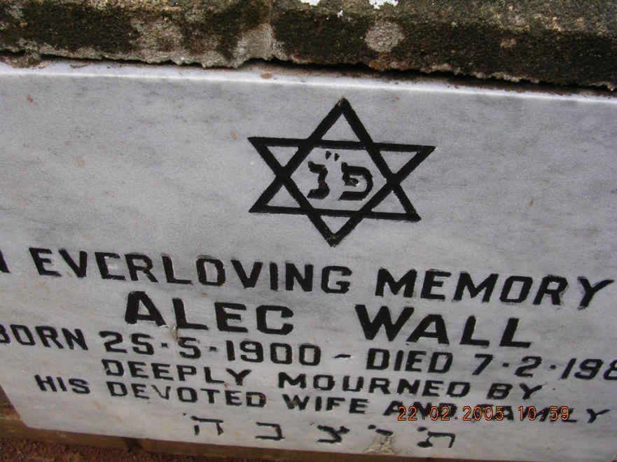 WALL Alec 1900-198?
