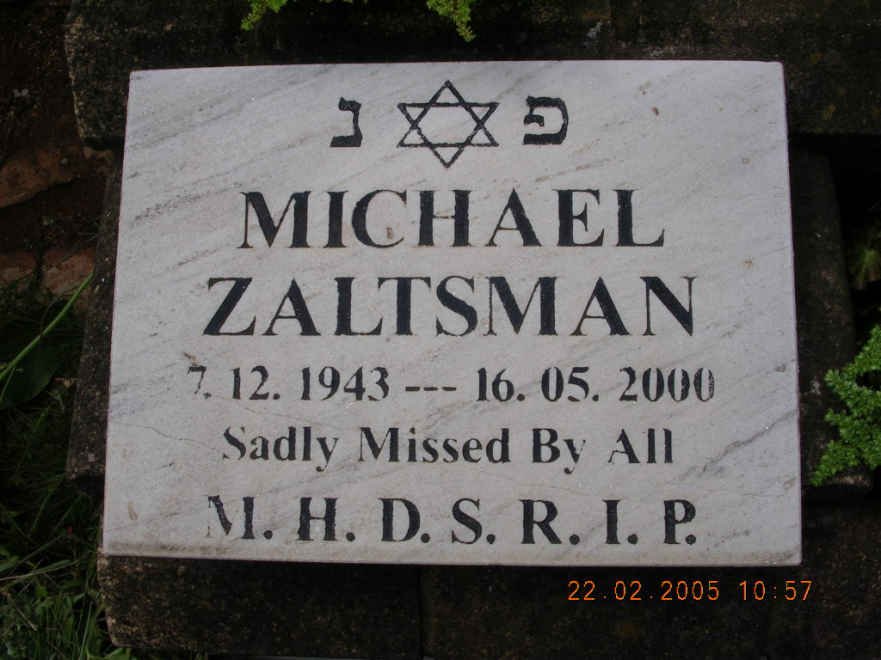 ZALTSMAN Michael 1943-2000