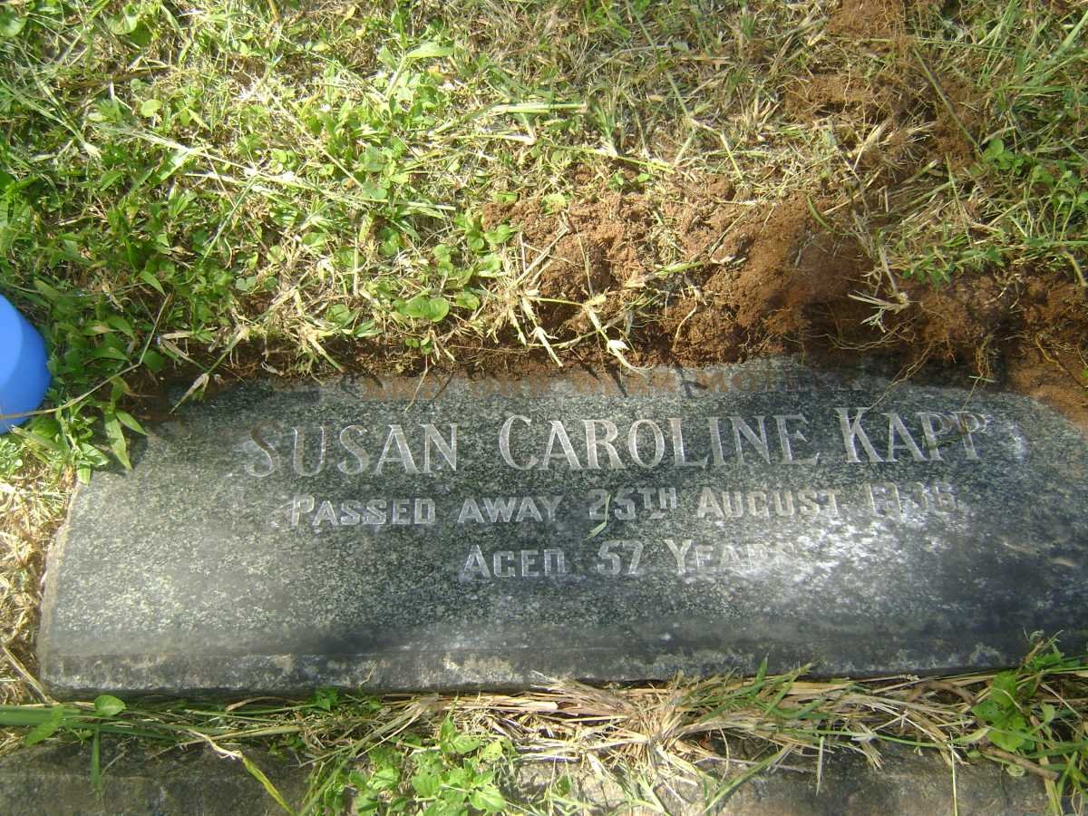 KAPP Susan Caroline -1936