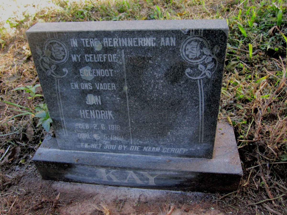 KAY Jan Hendrik 1916-1980