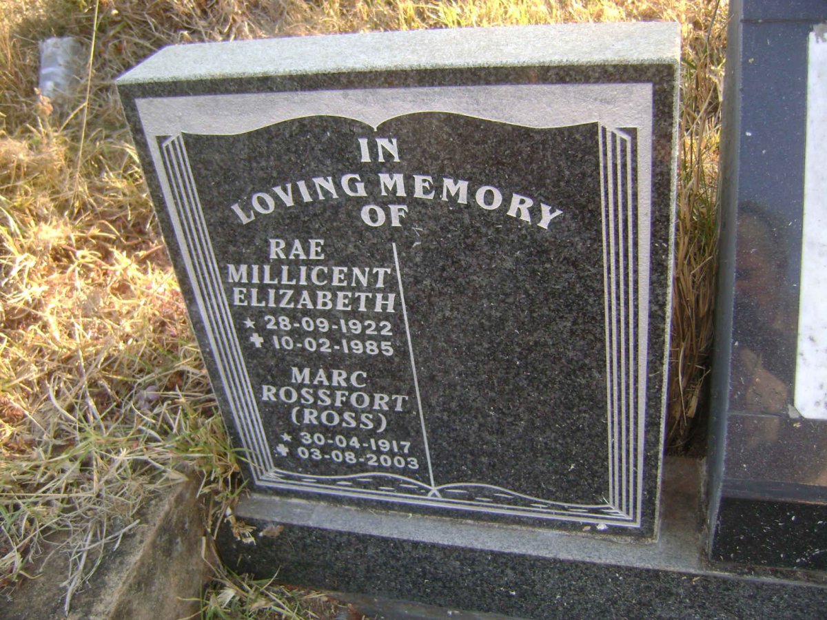 KAST Marc Rossfort 1917-2003 &amp; Rae Millicent Elizabeth 1922-1985 :: KAST Pamela Dawn -1952 :: KAST John, MATTHEWS 1984-1984