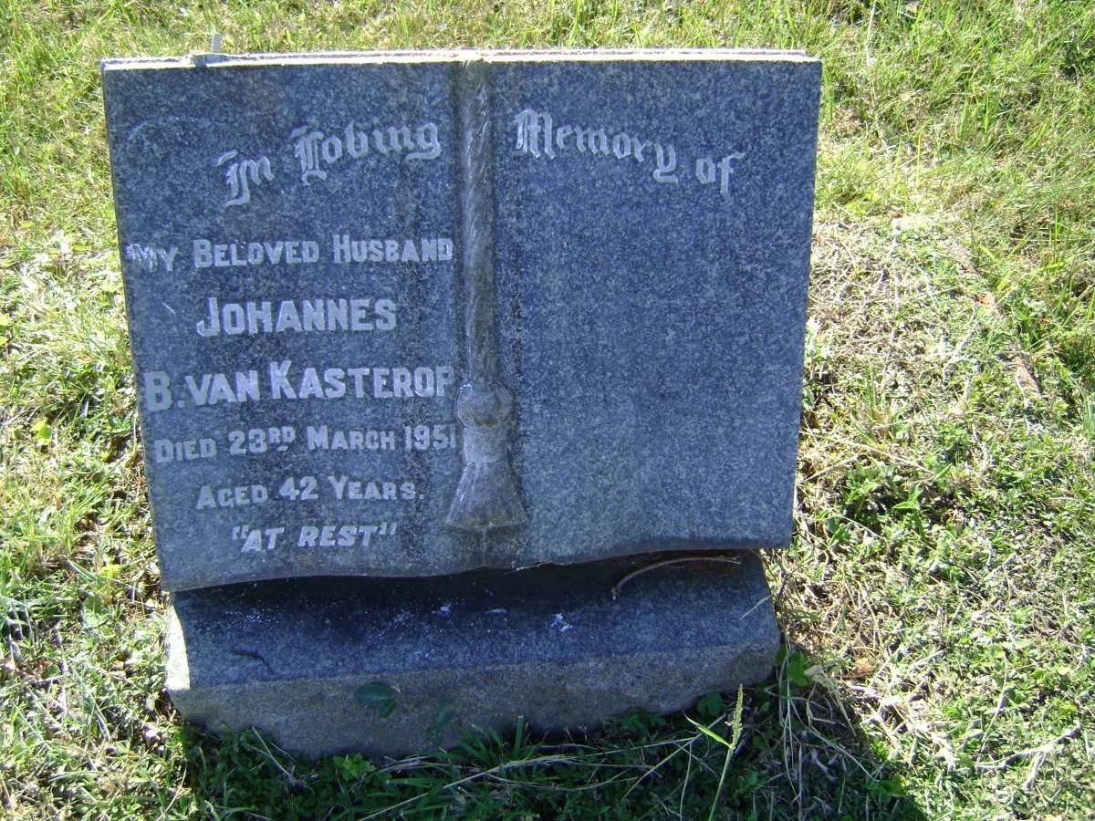 KASTEROP Johannes B., van -1951