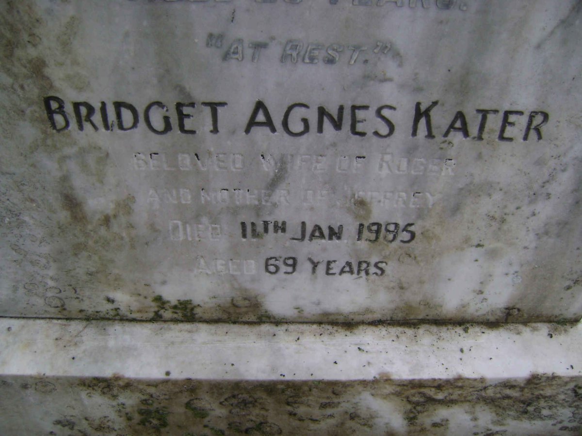 KATER Bridget Agnes -1995