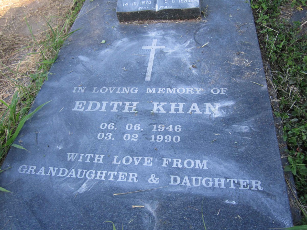 KHAN Edith 1946-1990