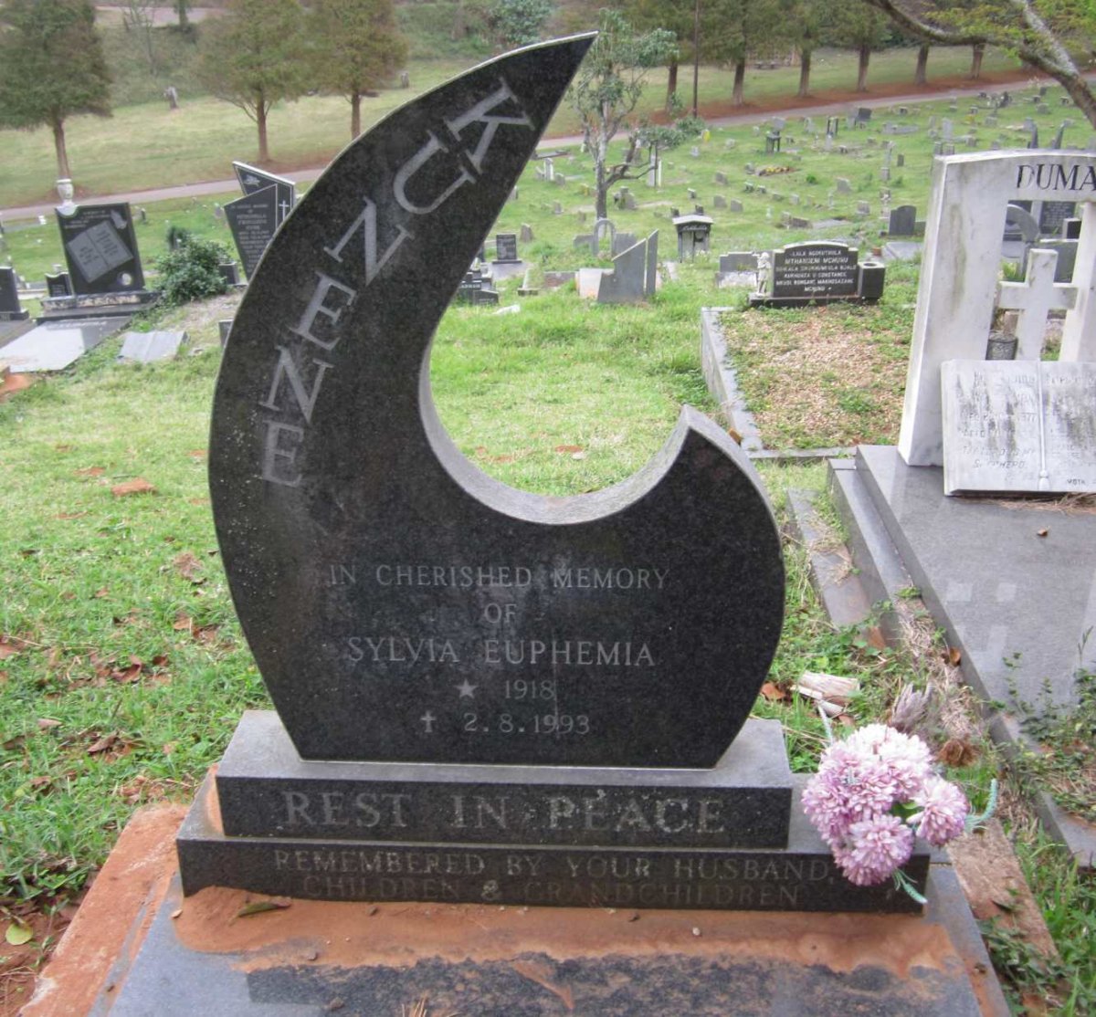 KUNENE Sylvia Euphemia 1918-1993