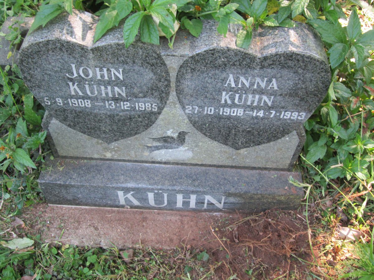 KÜHN John 1908-1985 &amp; Anna 1908-1993