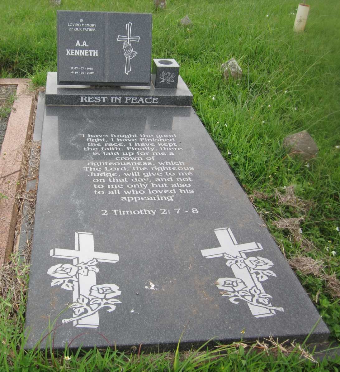 KENNETH A.A. 1916-2009