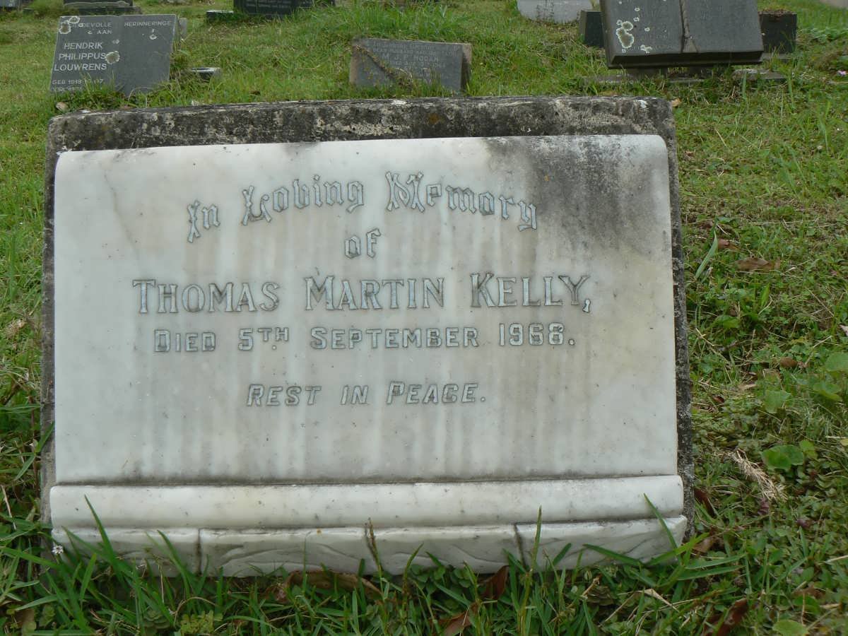 KELLY Thomas Martin -1968