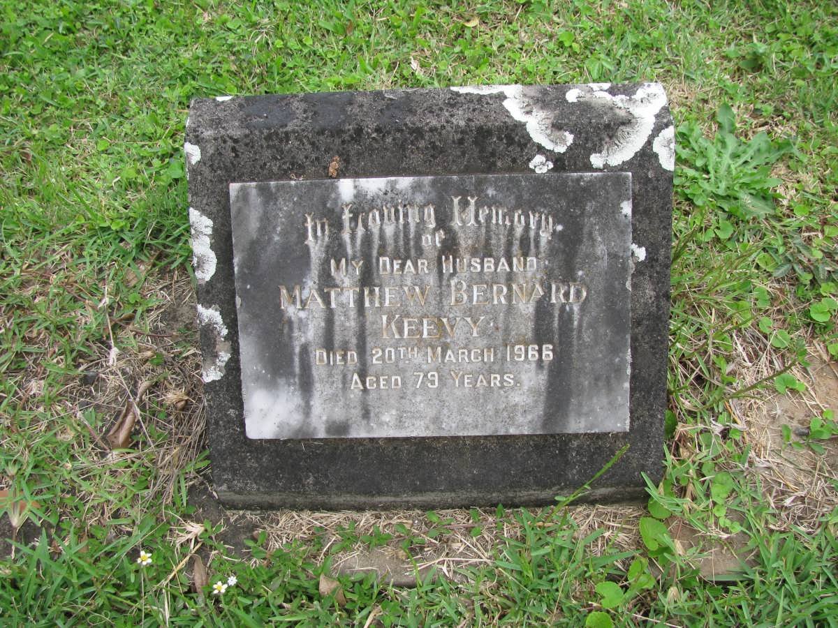 KEEVY Matthew Bernard -1966