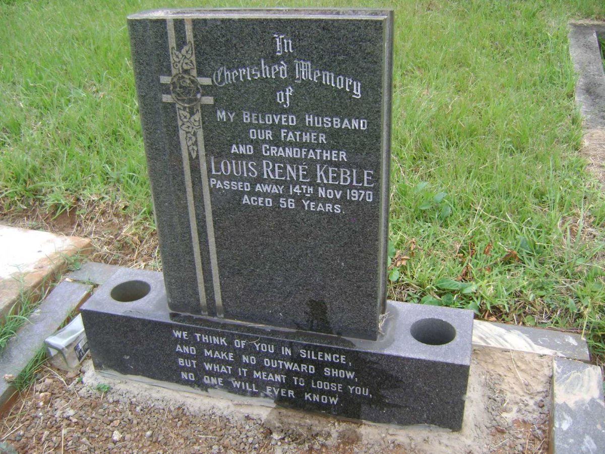 KEBLE Louis René -1970