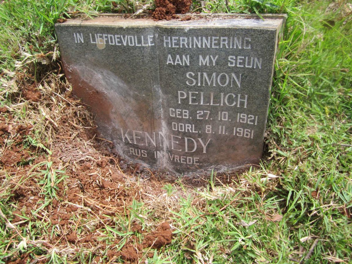 KENNEDY Simon Pelllich 1921-1961