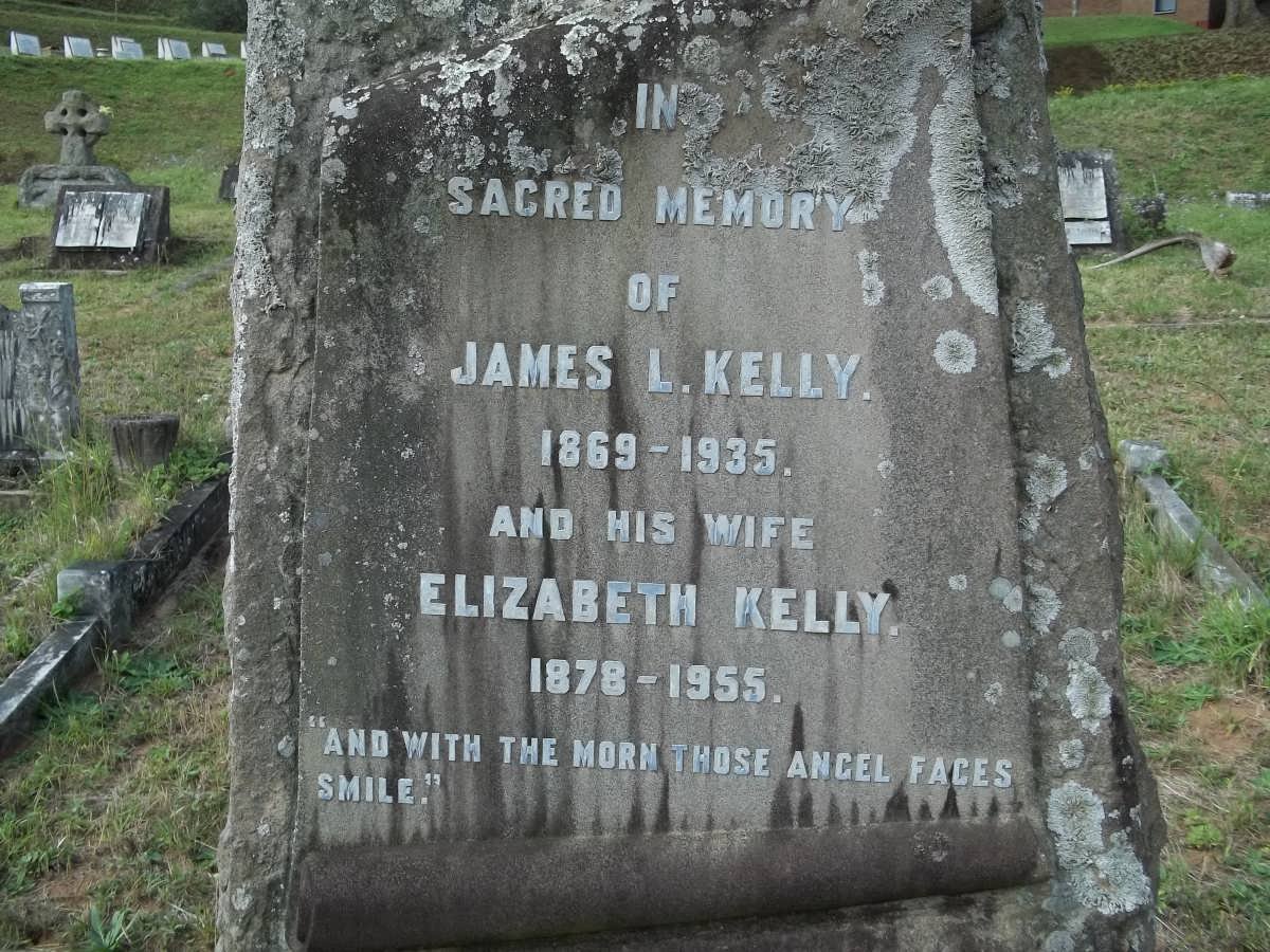KELLY James L. 1869-1935 &amp; Elizabeth 1878-1955