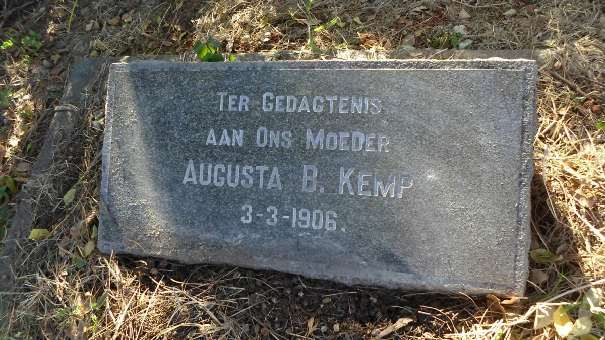 KEMP Augusta B.  1906-1967