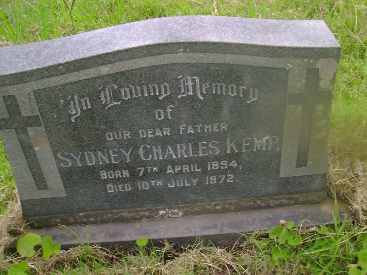 KEMP Sydney Charles 1894-1972