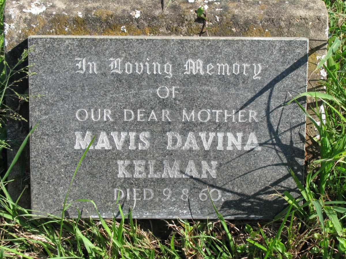 KELMAN Mavis Davina -1960