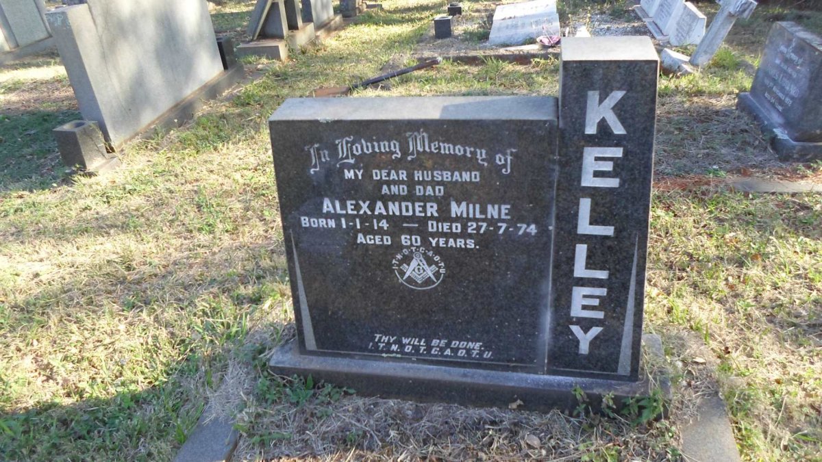 KELLEY Alexander Milne 1914-1974