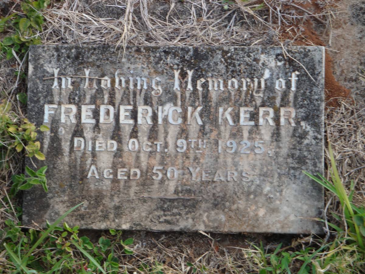 KERR Frederick -1925