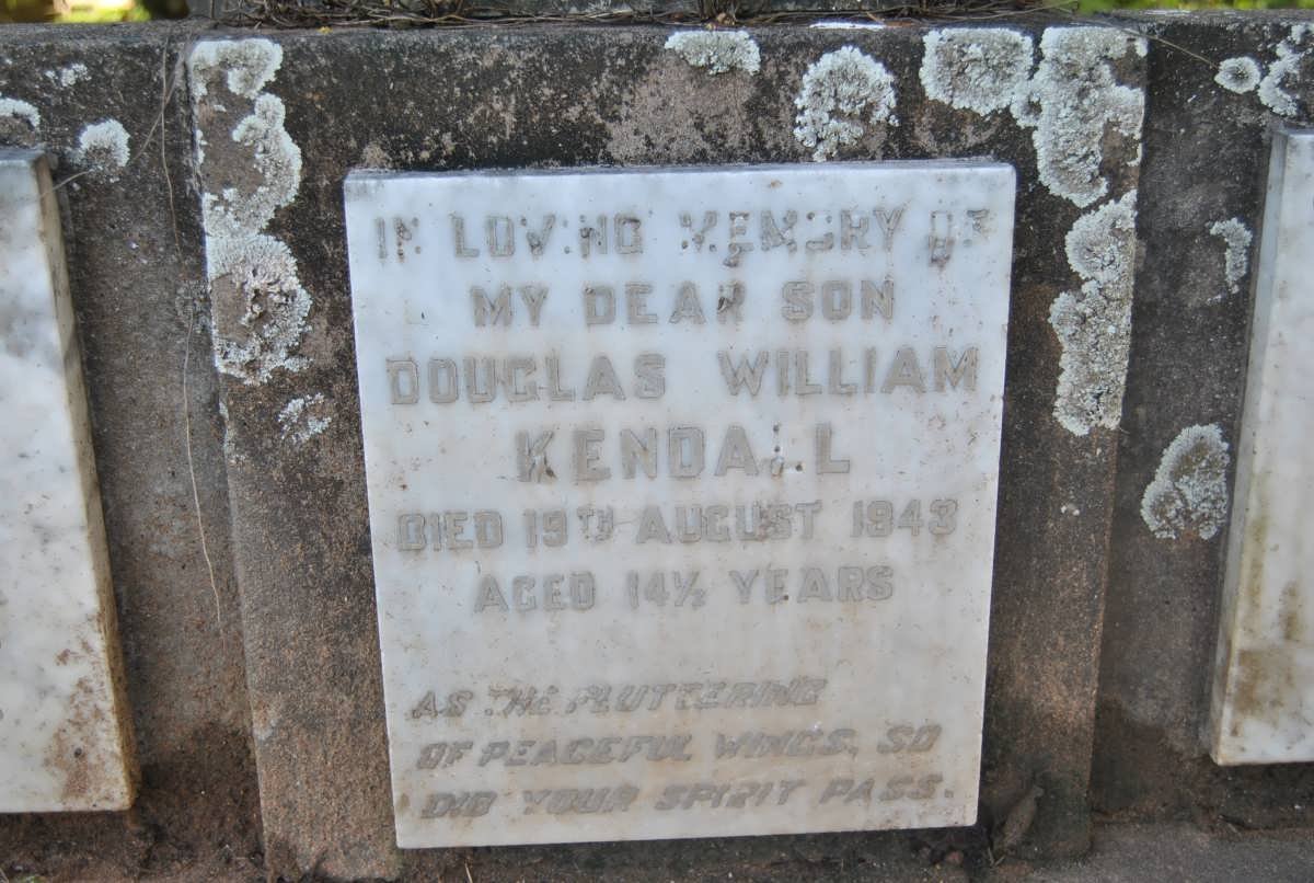 KENDALL Douglas William -1943