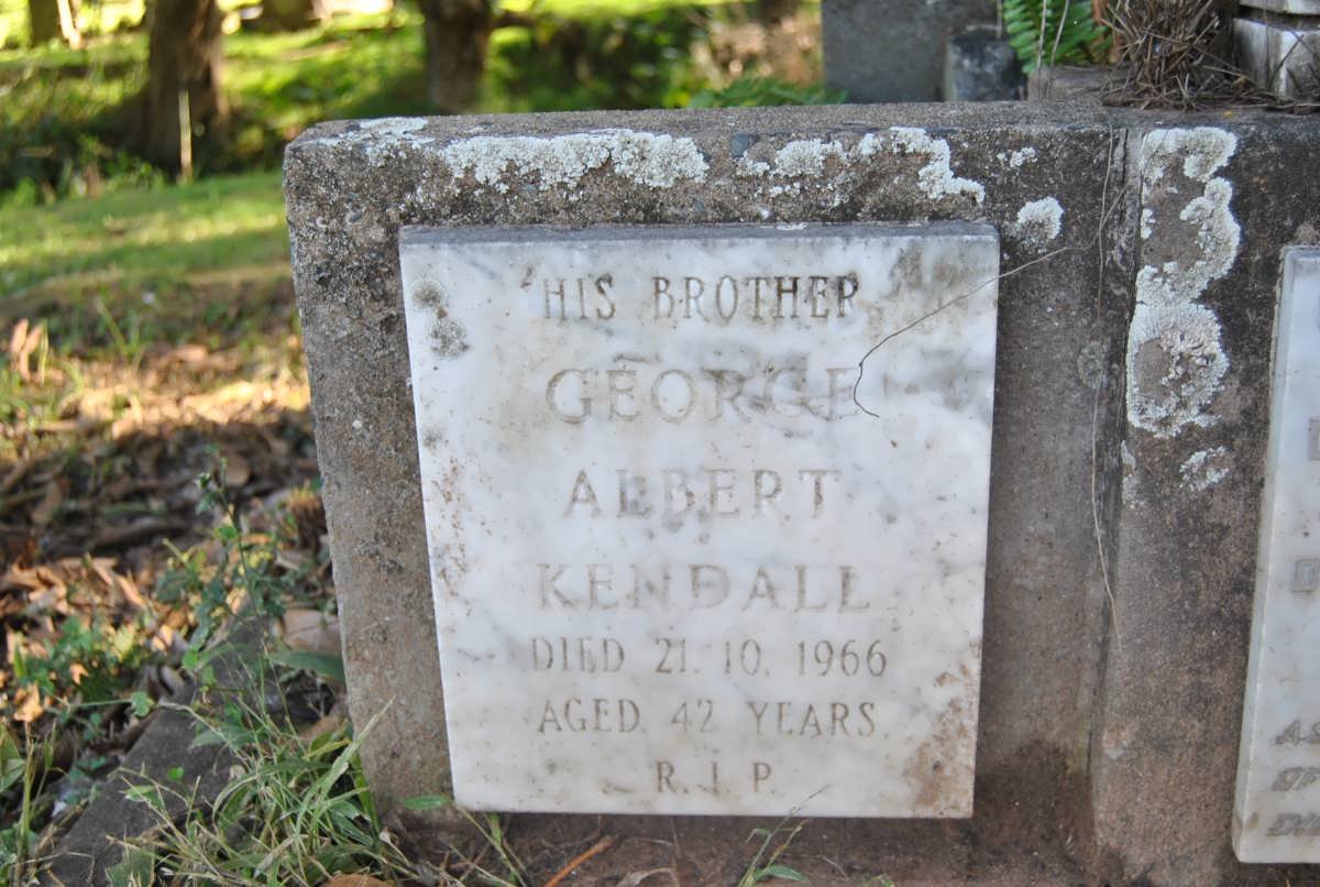 KENDALL George Albert -1966