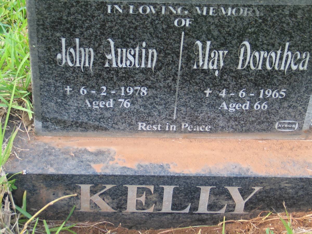 KELLY John Austin -1978 &amp; May Dorothea -1965