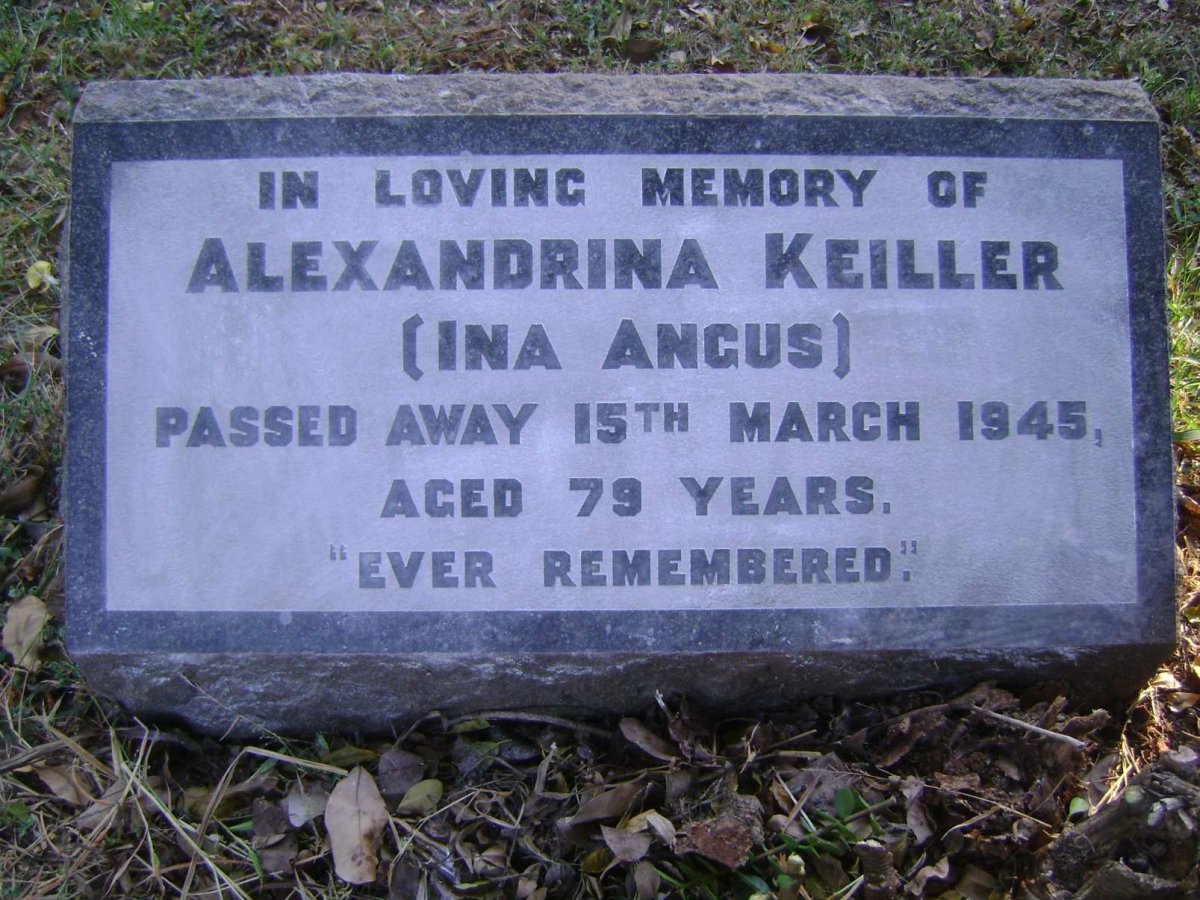 KEILLER Alexandrina -1945
