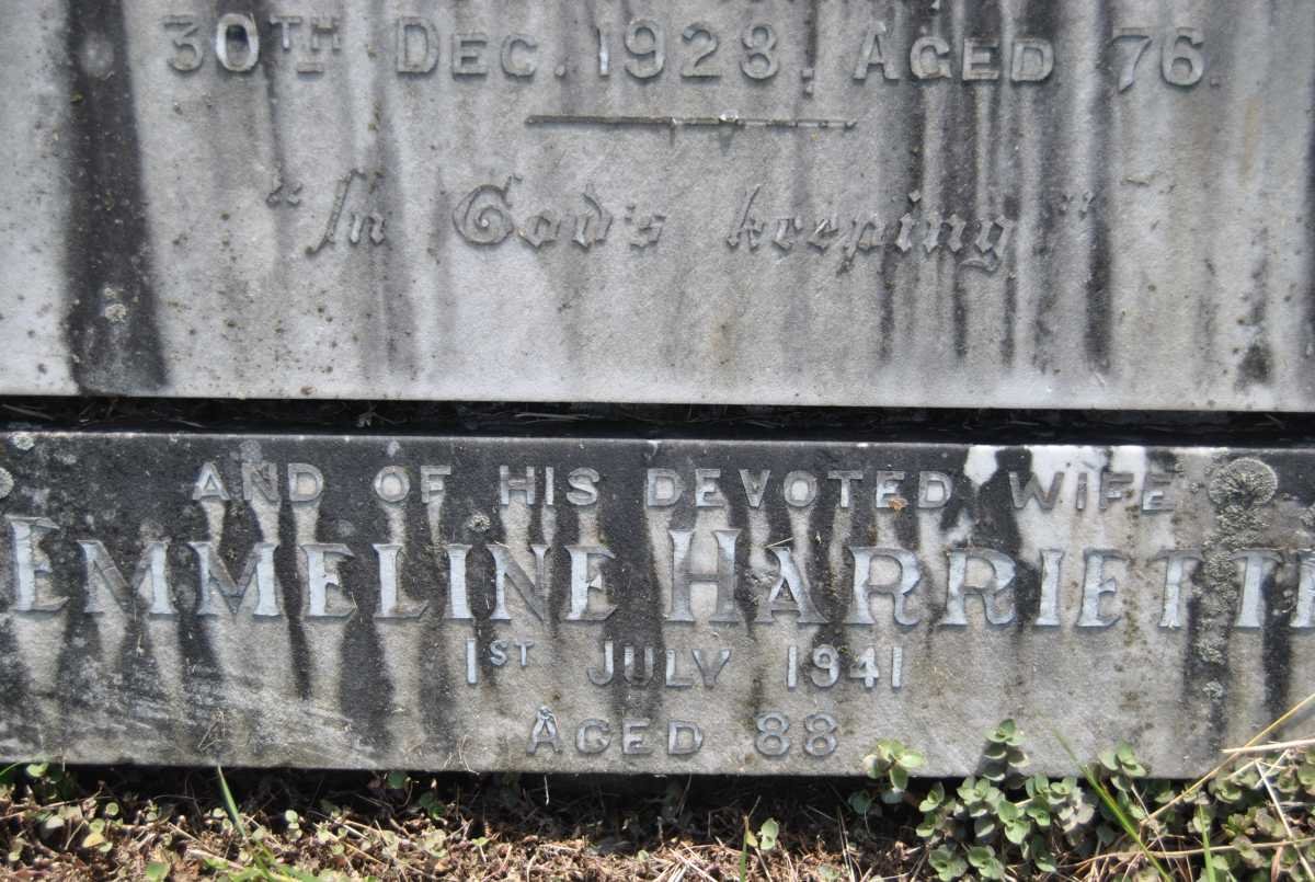 KELLAWAY William Walter -1928 &amp; Emmeline Harriette -1941
