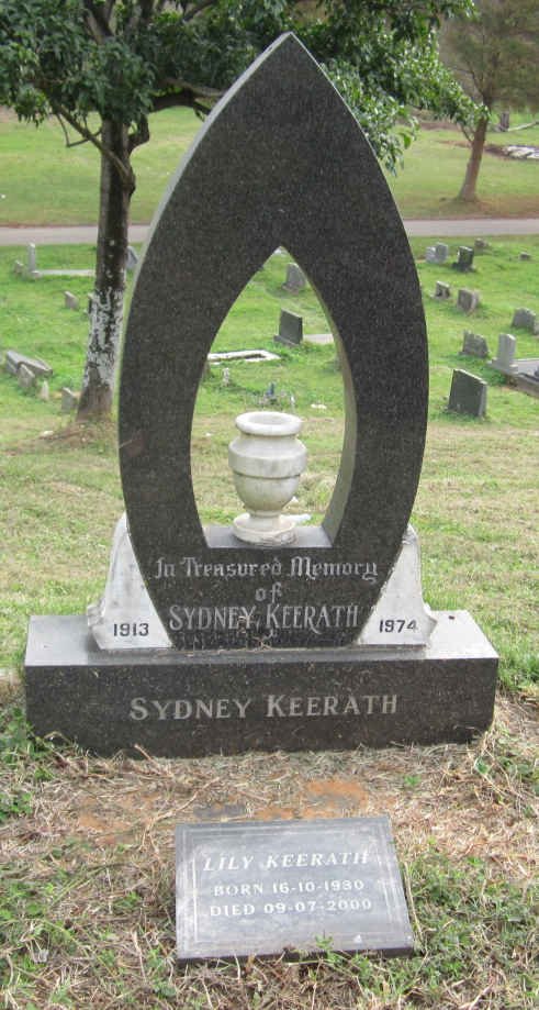 KEERATH Sydney 1913-1974 :: KEERATH Lily 1930-2000