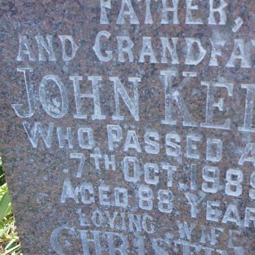 KELLY John -1989 &amp; Christina -1990 :: KELLY Leonora Eunice -1964