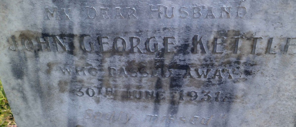 KETTLE John George -1931