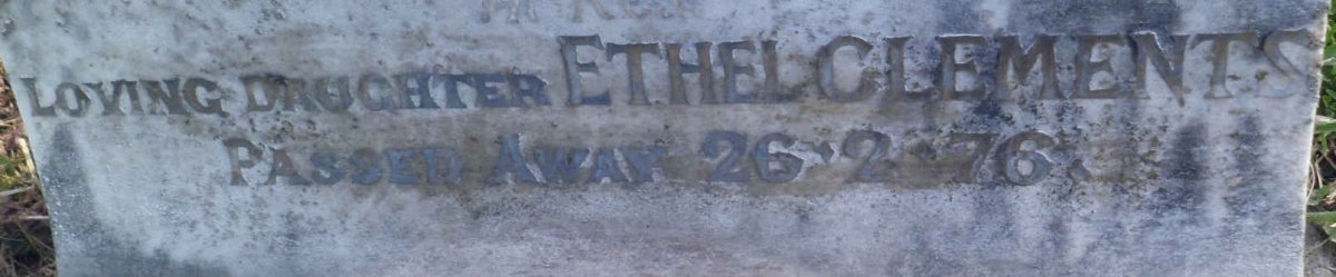 CLEMENTS Ethel -1976