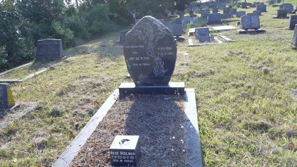 KLERK Joe, de 1902-1965 :: MOOLMAN Maxie 1923-1986