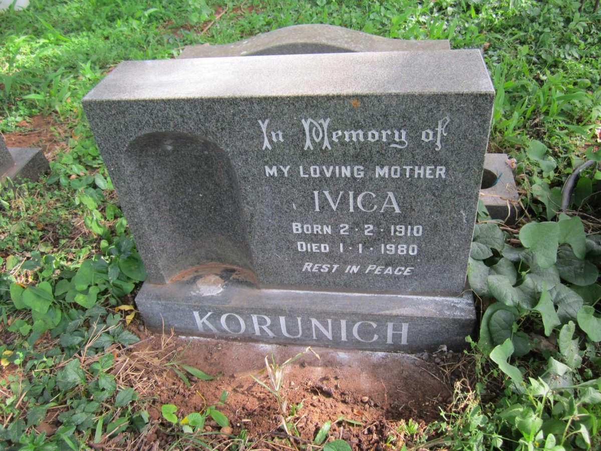KORUNICH Ivica 1910-1980