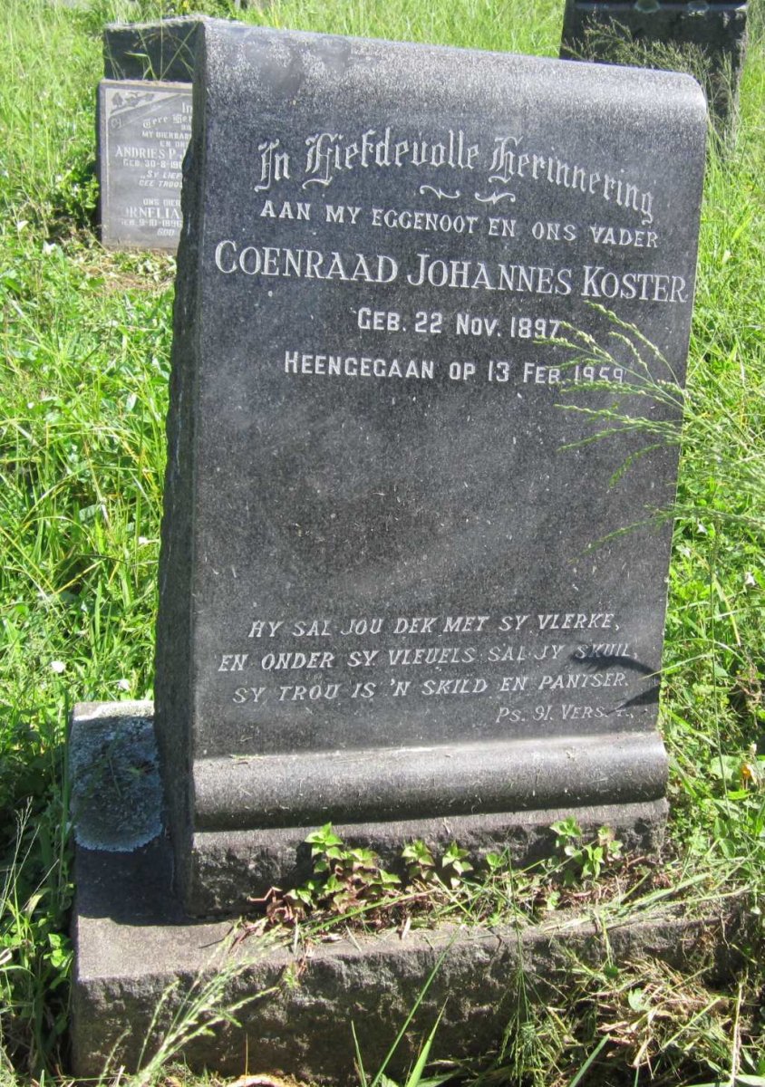 KOSTER Coenraad Johannes 1897-1959