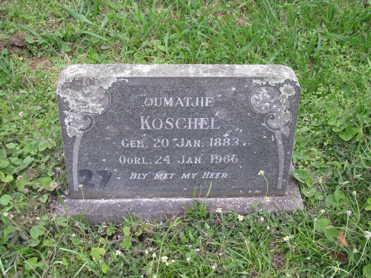 KOSCHEL Elsie Petronella Jacoba 1883-1966
