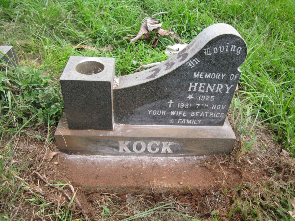 KOCK Henry 1925-1981