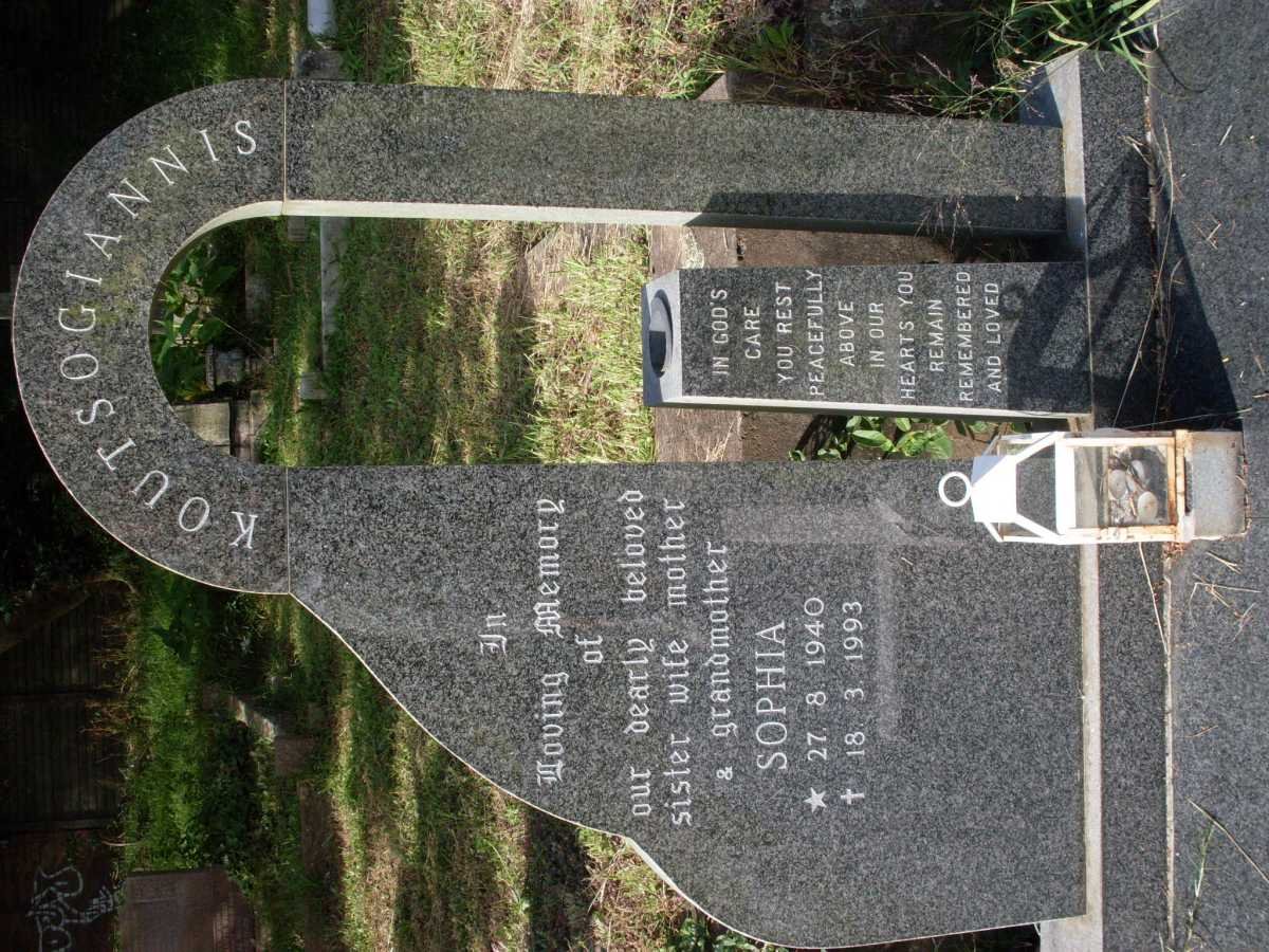 KOUTSOGIANNIS Sophia 1940-1993